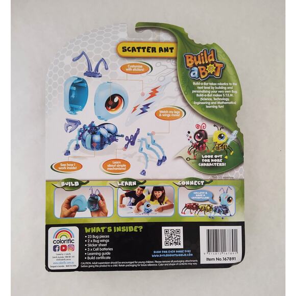 2 Build a Bots - both Buzzy Bee + Scatter Ant - NEW - Picture 5 of 15